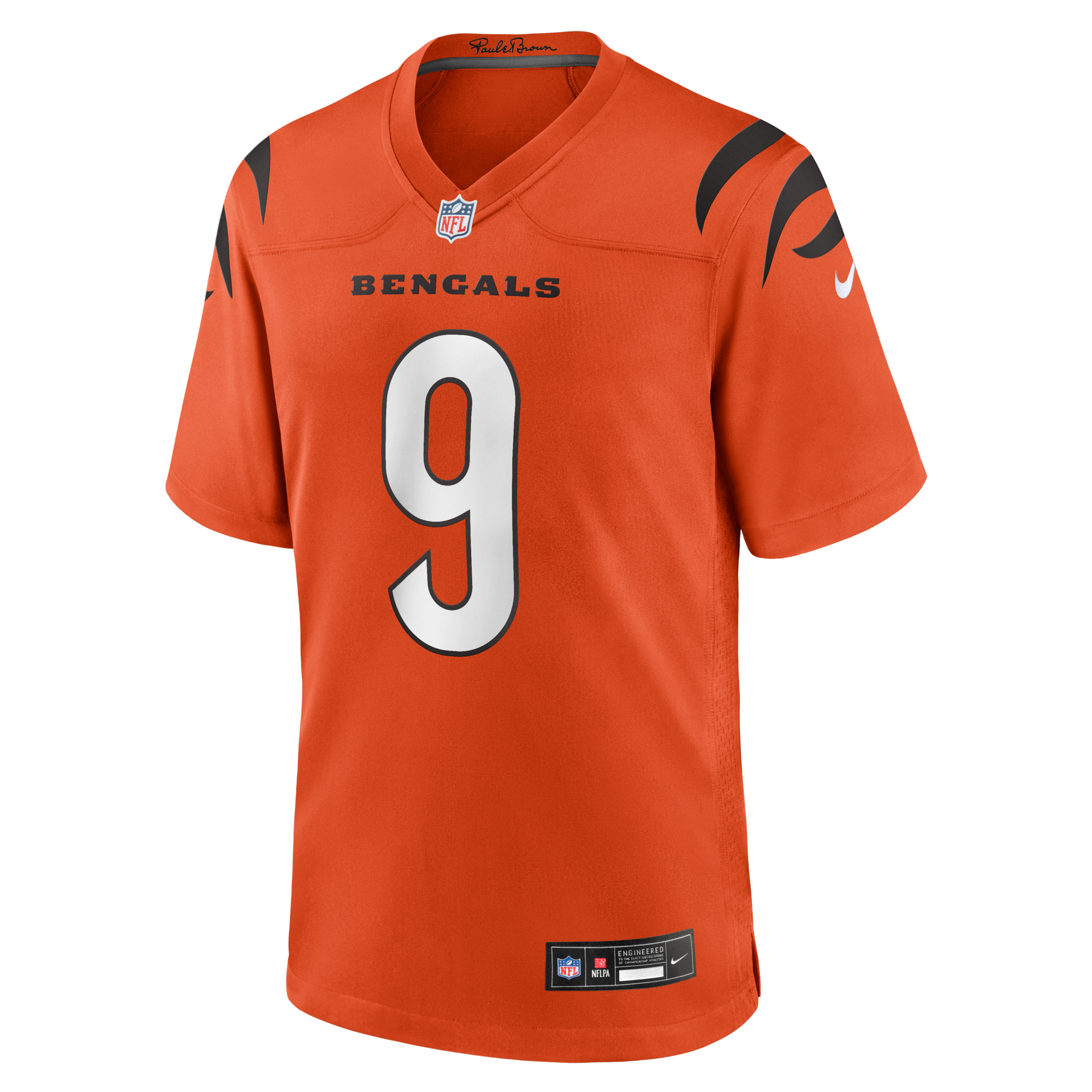Cincinnati Bengals Joe Burrow Nike Orange Alternate Game Jersey