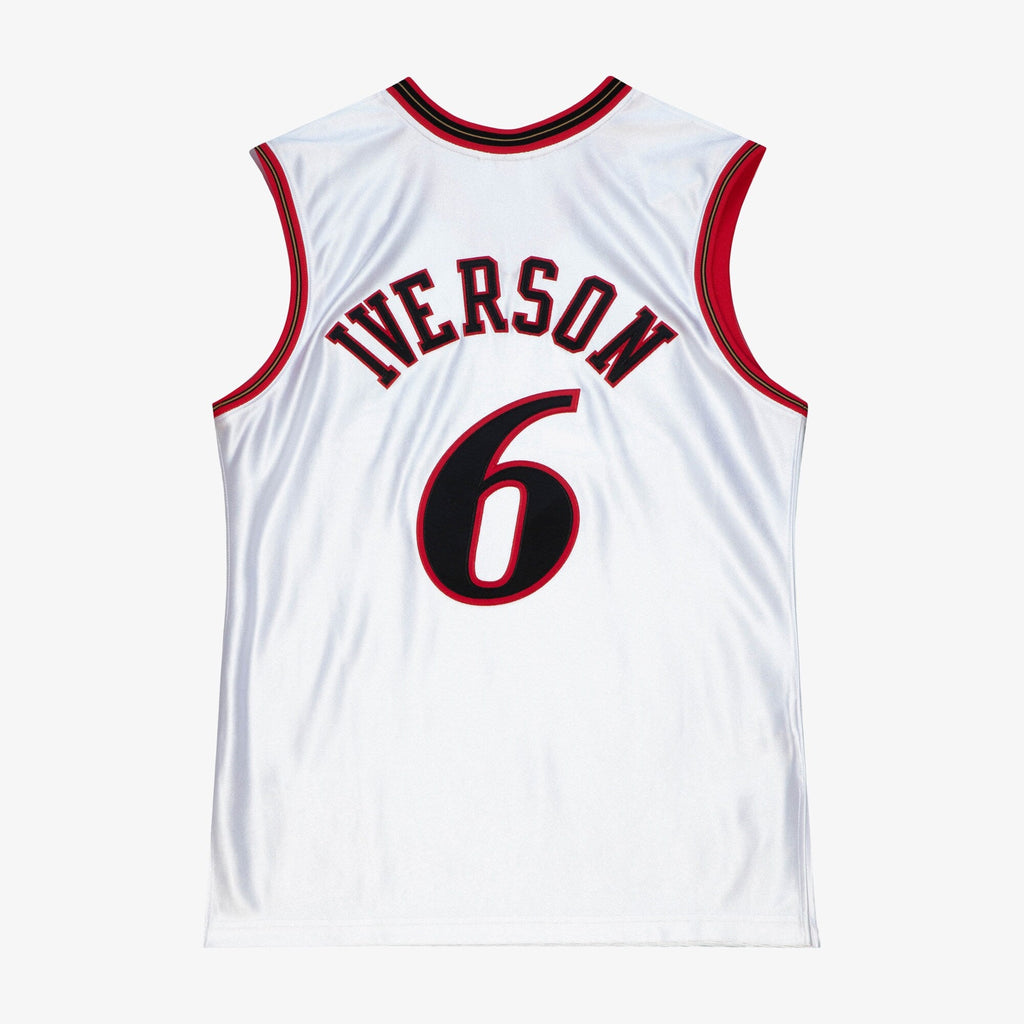 Philadelphia 76ers Mitchell & Ness Allen Iverson 2002 All-Star East Authentic Jersey - White