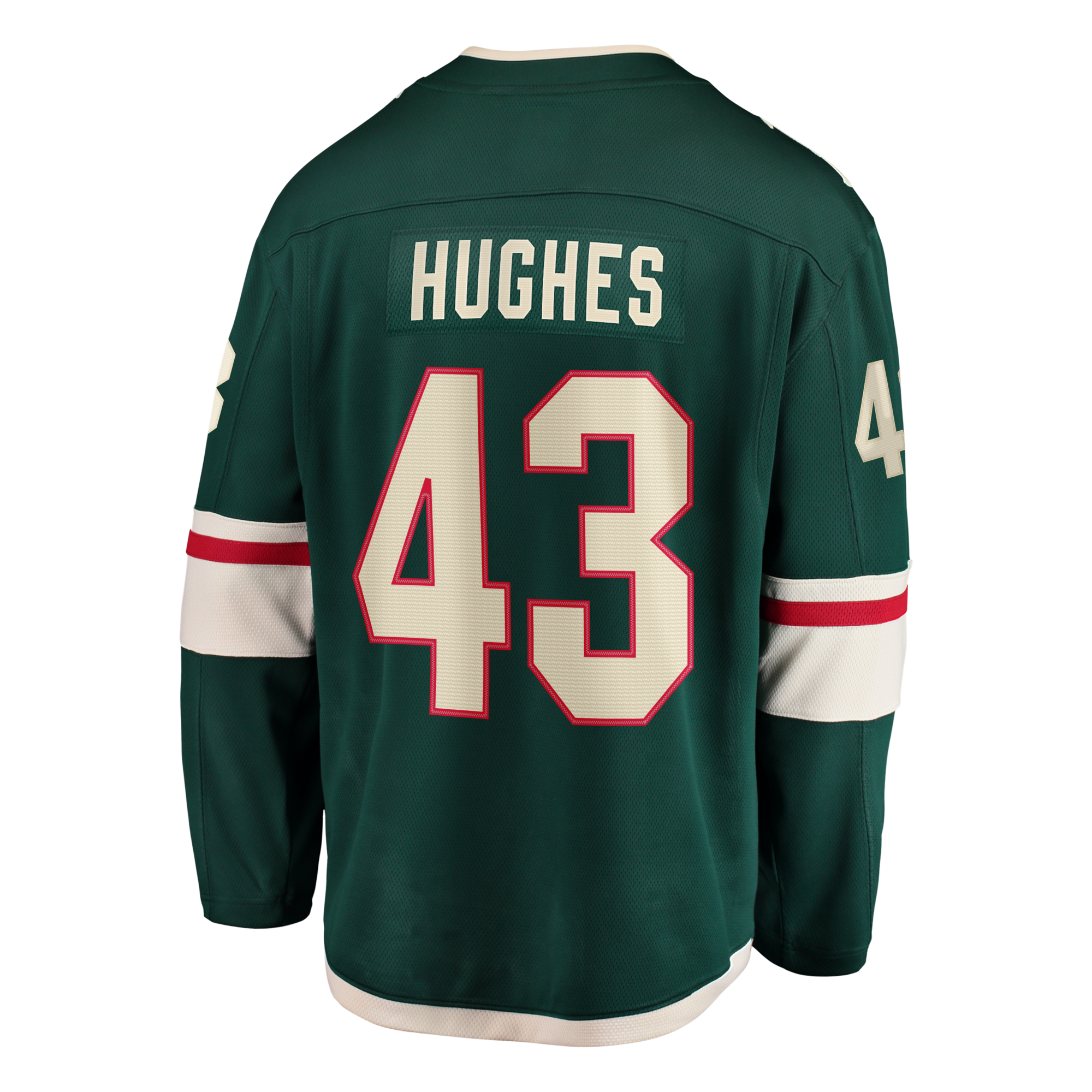 Minnesota Wild Quinn Hughes Fanatics Green Home Breakaway Jersey