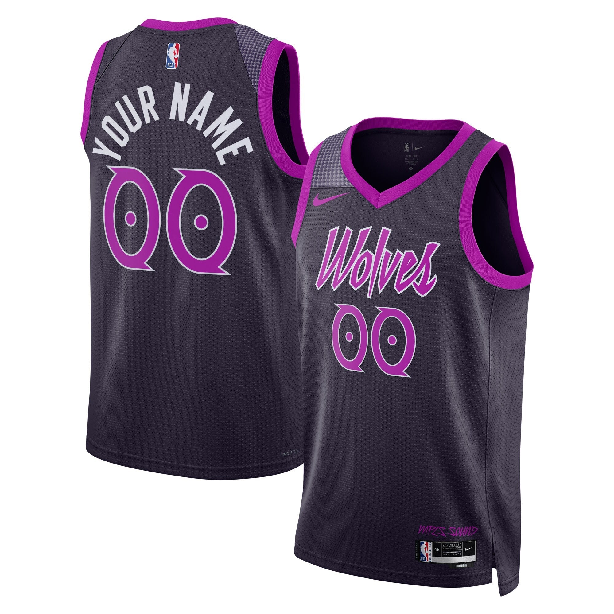 Nike Minnesota Timberwolves 2025/26 City Edition Swingman Jersey - Custom