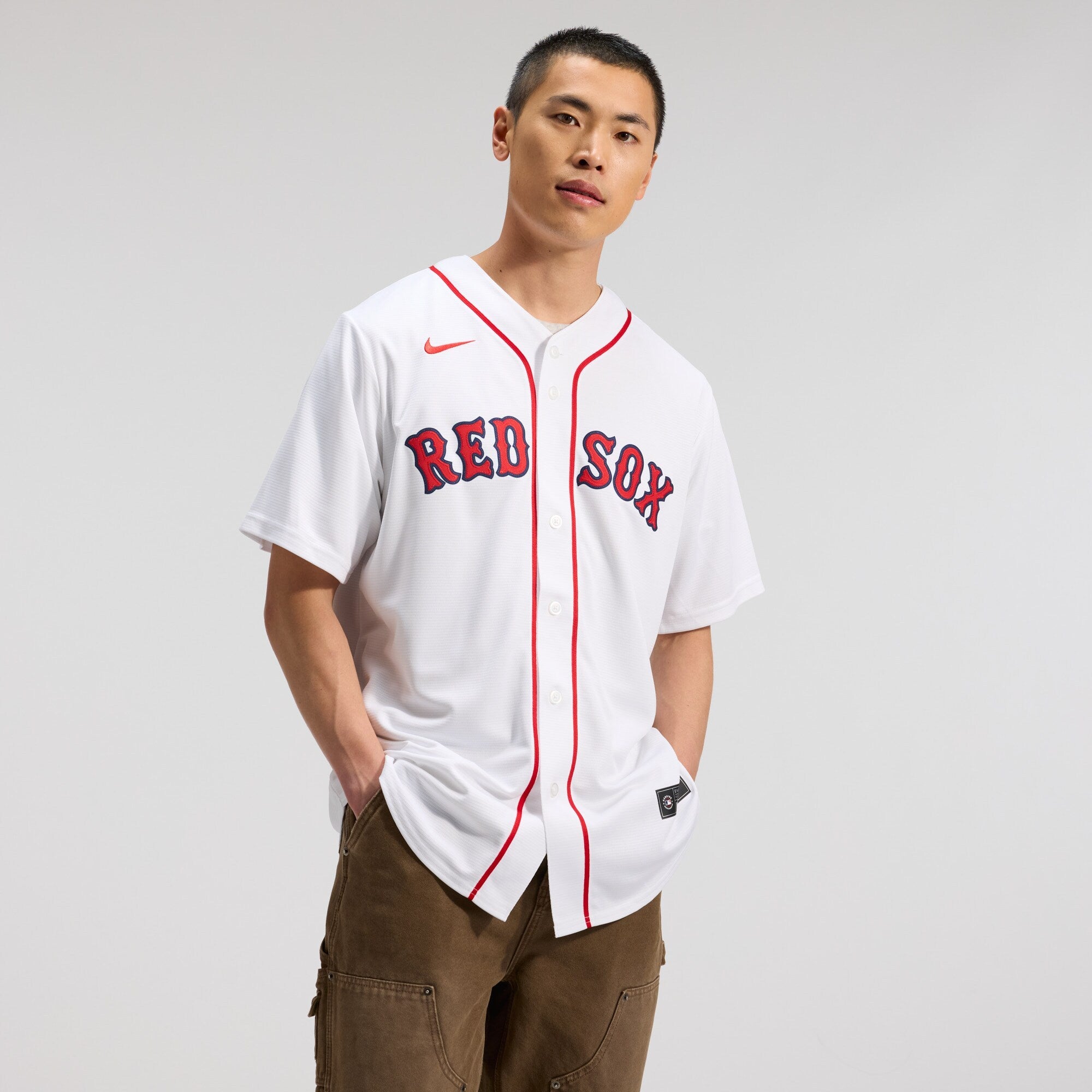 Boston Red Sox Roman Anthony Nike White Home Replica Jersey