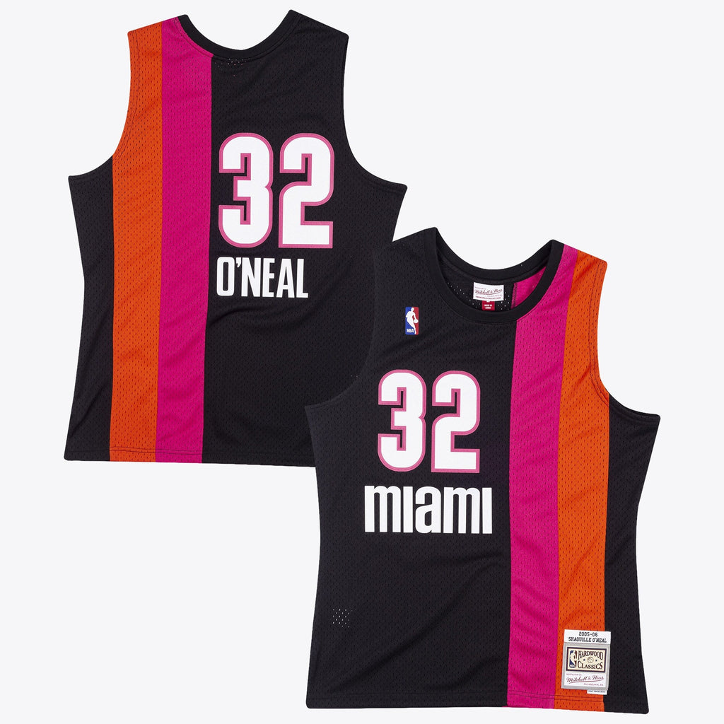 Miami Heat Mitchell & Ness Shaquille O'Neal 2005 Swingman Authentic Jersey - Black