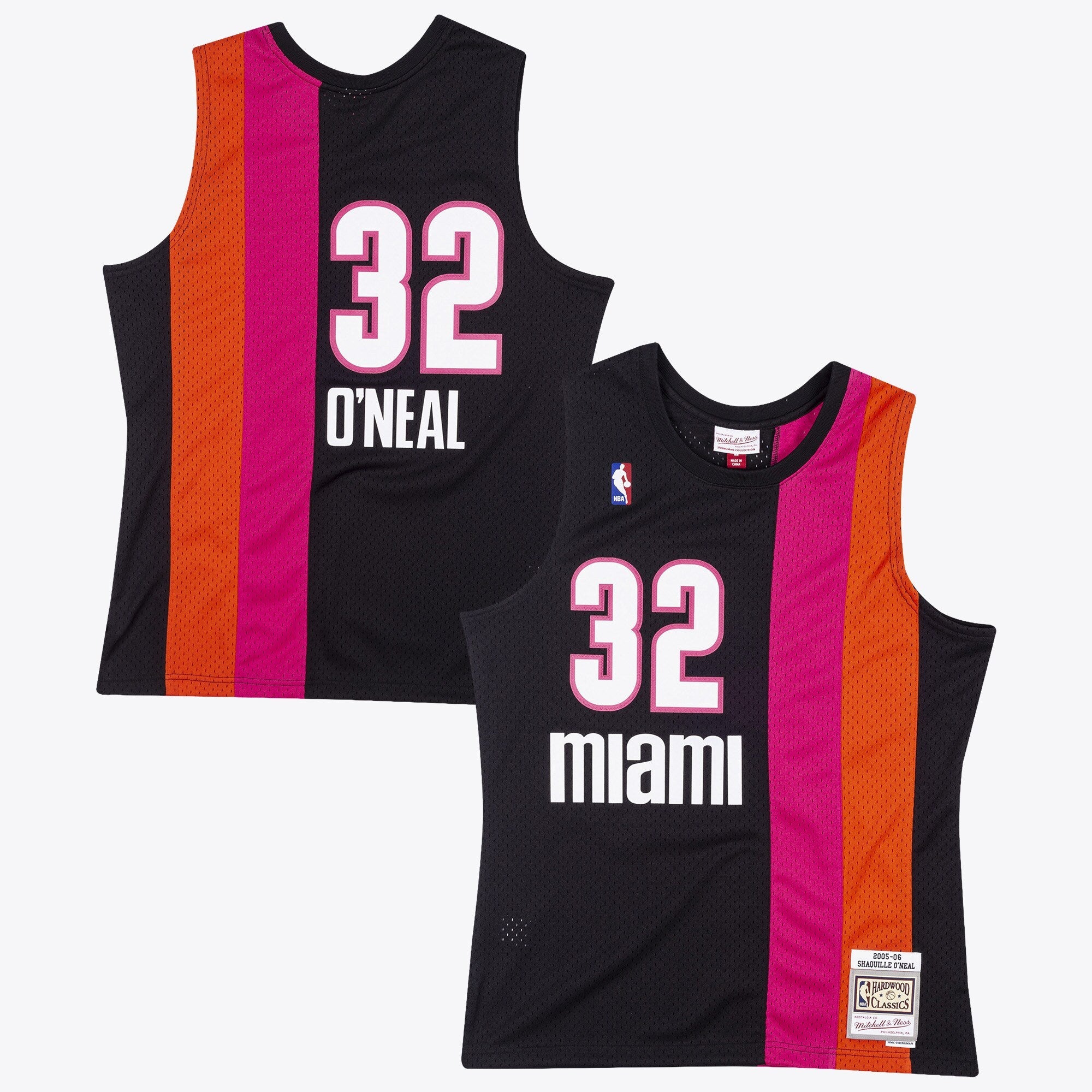 Miami Heat Mitchell & Ness Shaquille O'Neal 2005 Swingman Authentic Jersey - Black