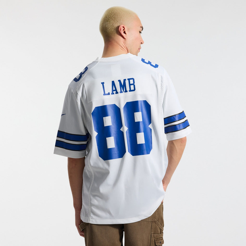 Dallas Cowboys CeeDee Lamb Nike White Game Team Jersey