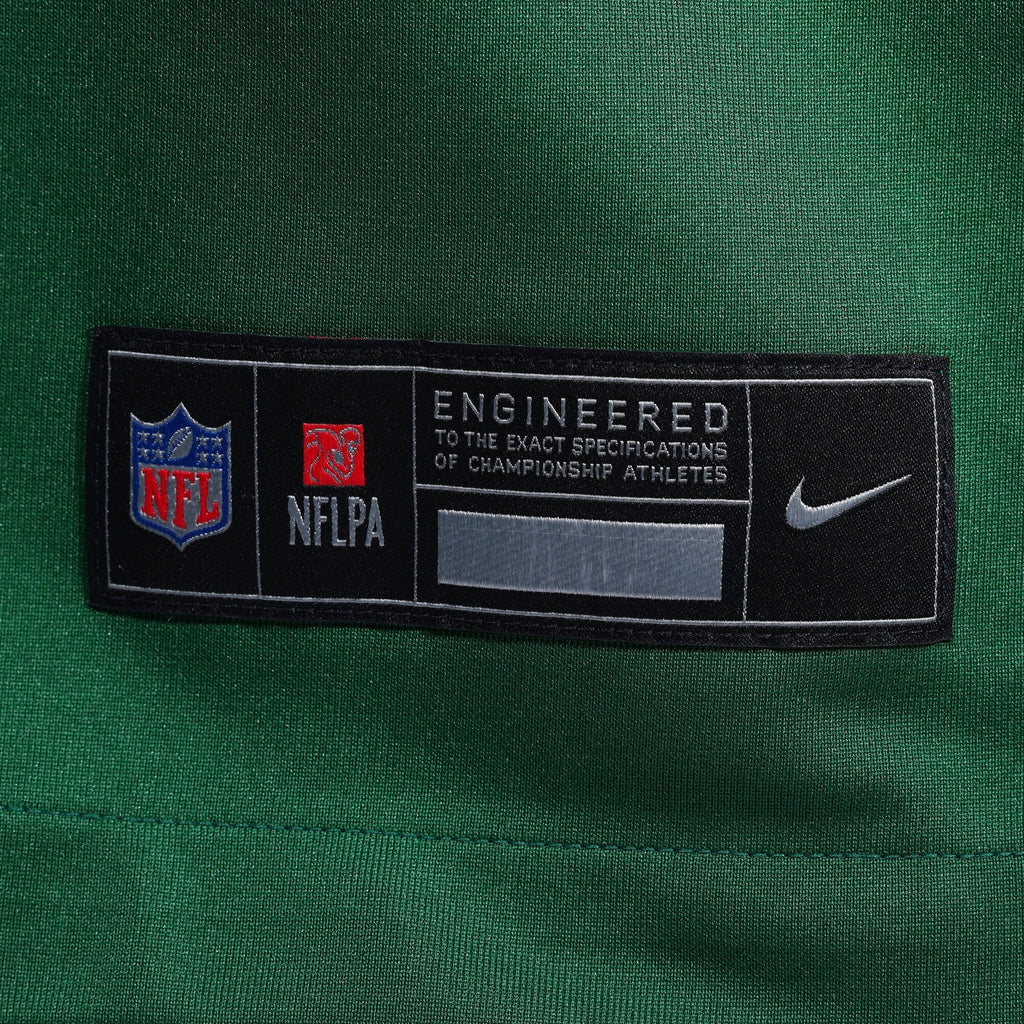 New York Jets Armand Membou Nike Green Team Game Jersey