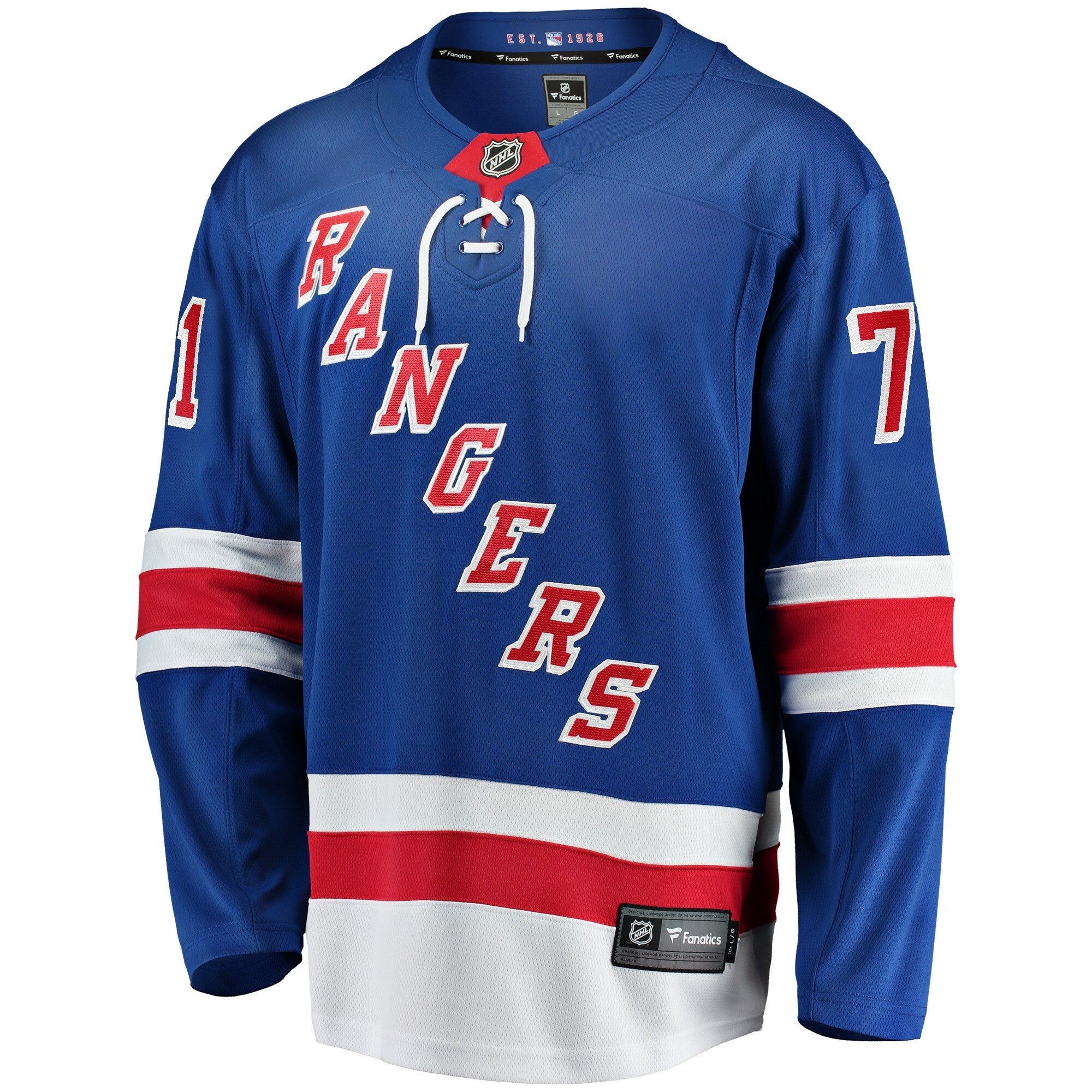 New York Rangers Juuso Parssinen Fanatics Blue Home Breakaway Jersey