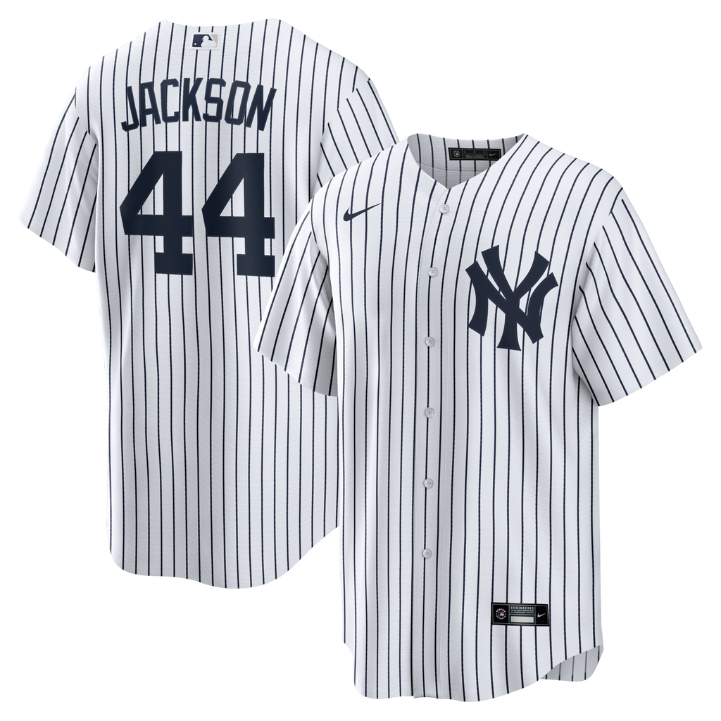 New York Yankees Reggie Jackson Nike White Home Retired Player Replica Jersey