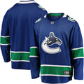 Vancouver Canucks Fanatics Blue Home Team Breakaway Jersey
