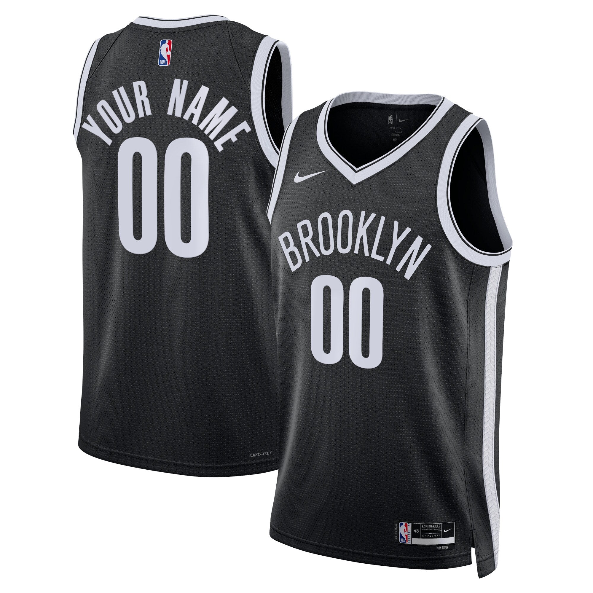 Brooklyn Nets Nike Icon Swingman Jersey - Custom