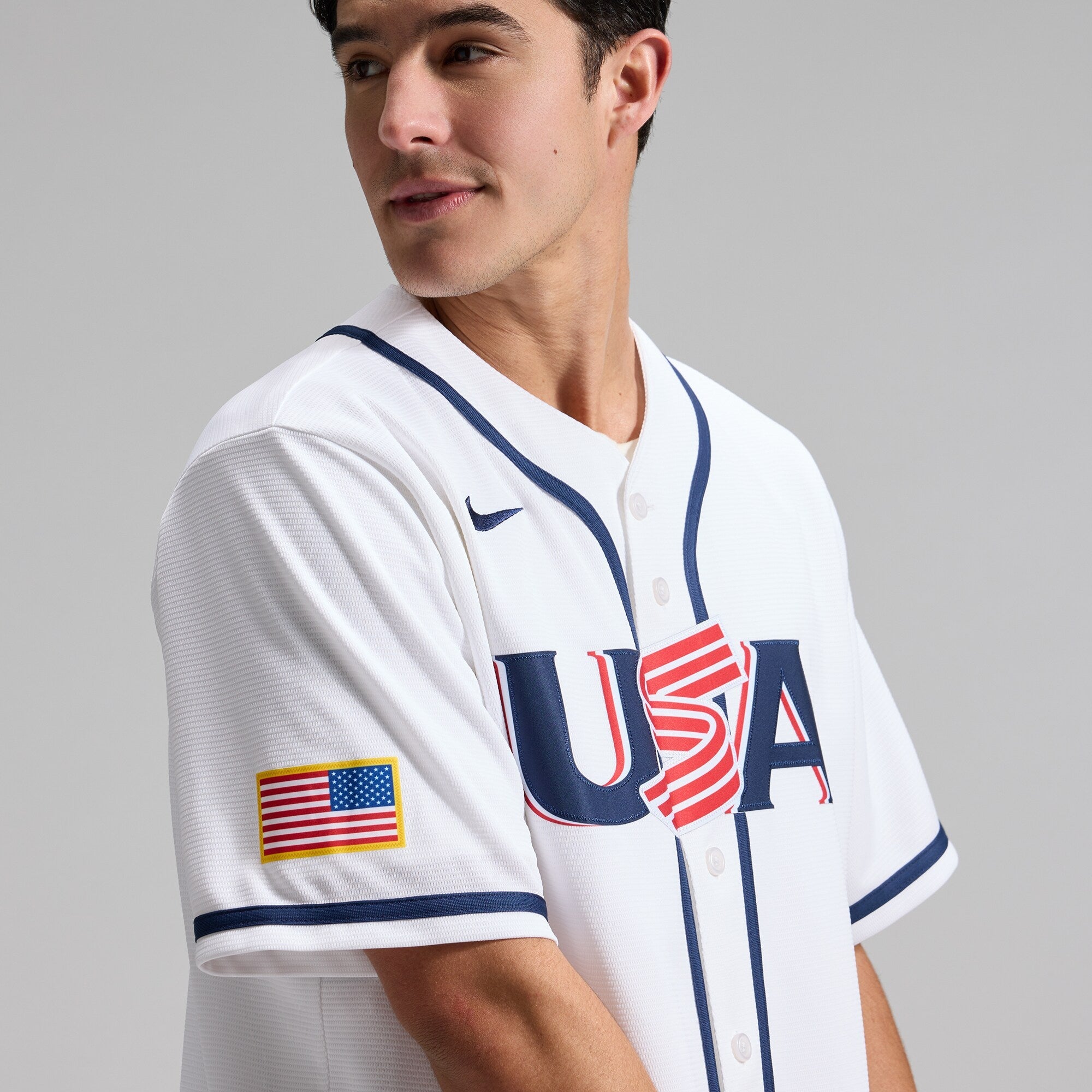 USA Baseball Aaron Judge Nike White 2026 World Baseball Classic Home Stadium Jersey