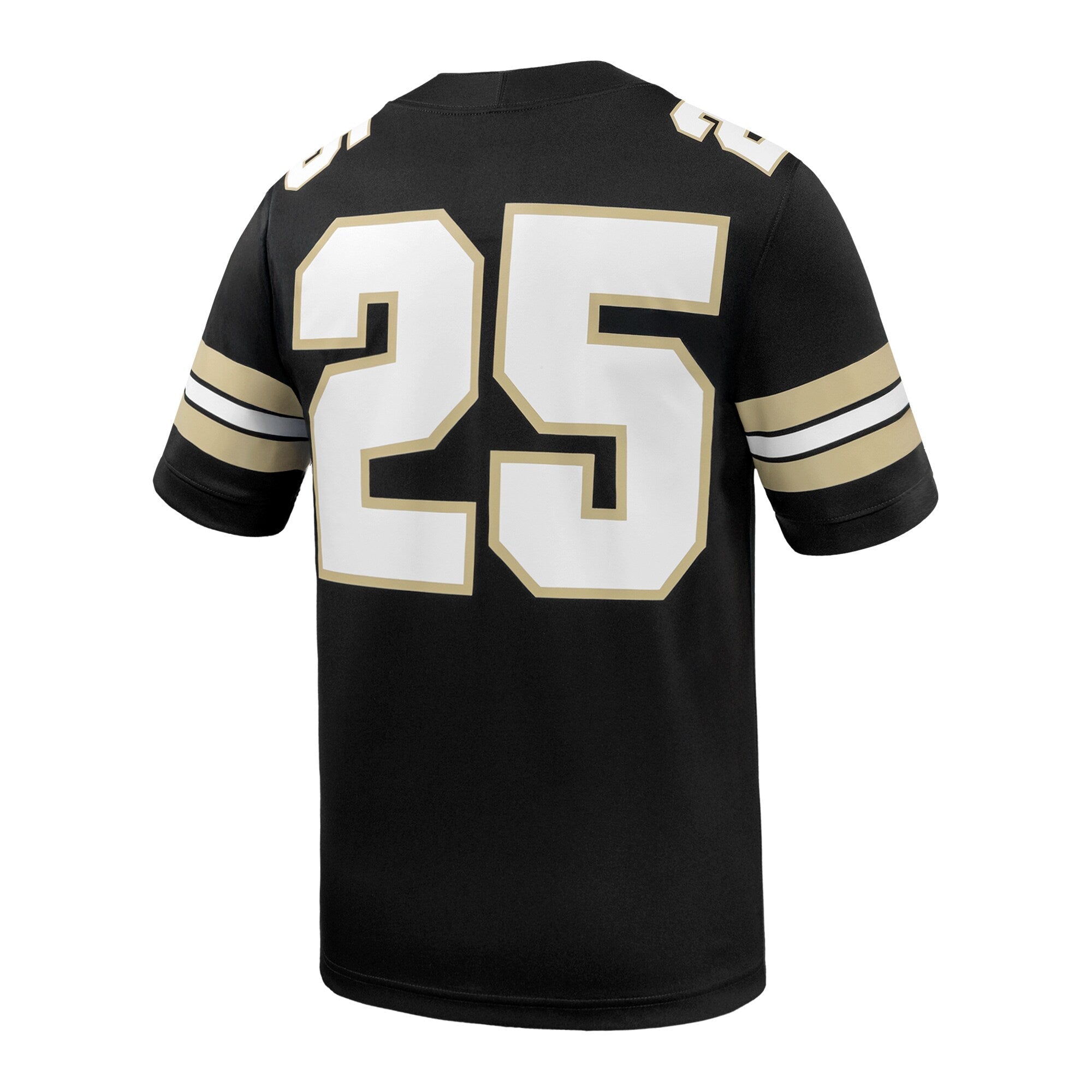 Nike #25 Black Purdue Boilermakers Game Football Jersey
