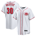Cincinnati Reds Ken Griffey Jr. Nike White Home Retired Player Replica Jersey