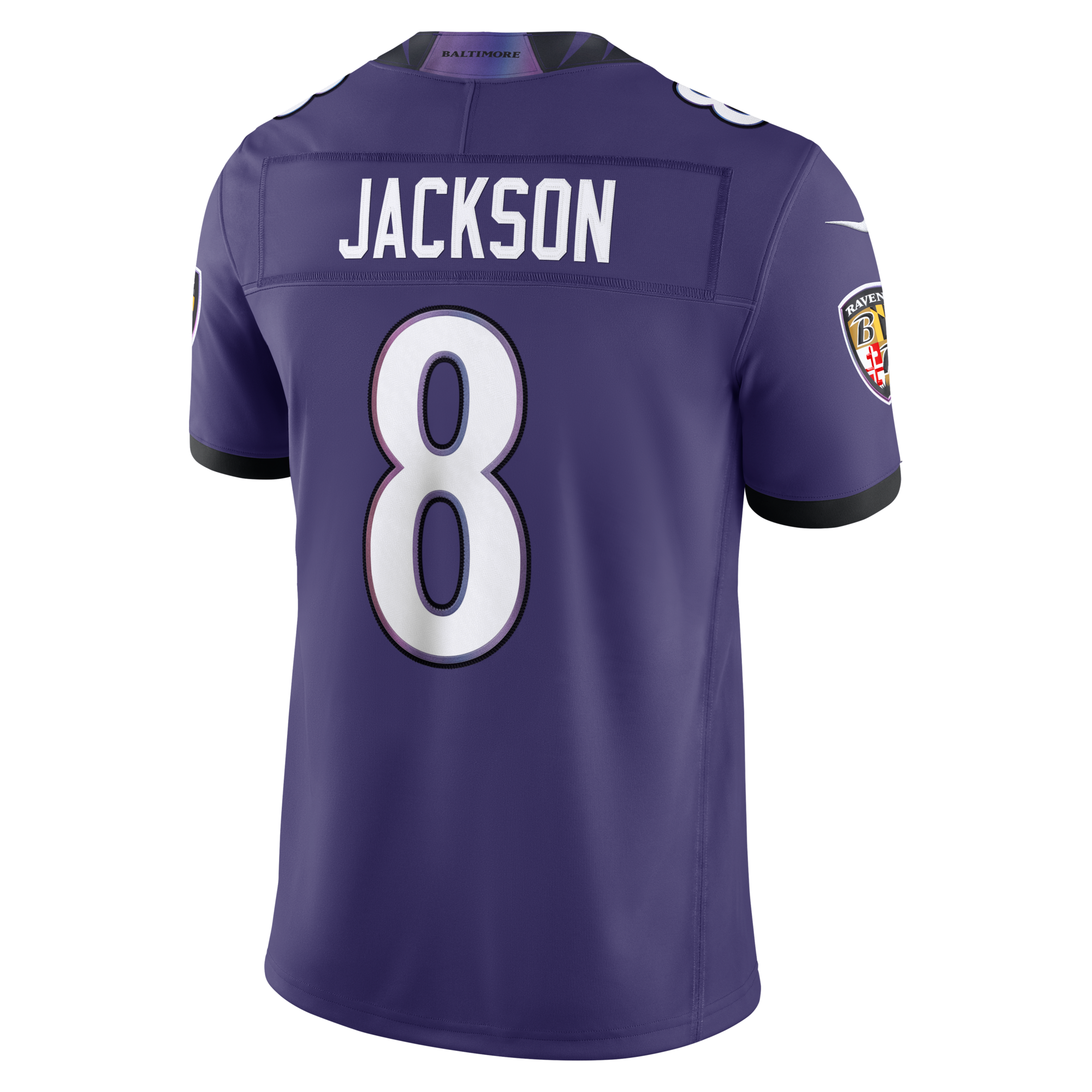 Baltimore Ravens Lamar Jackson Nike Purple Team Vapor F.U.S.E. Stitched Limited Jersey