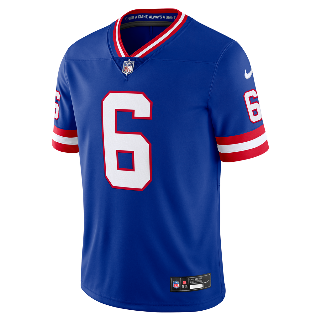 New York Giants Jaxson Dart Nike Royal Legacy Vapor Untouchable Stitched Limited Jersey