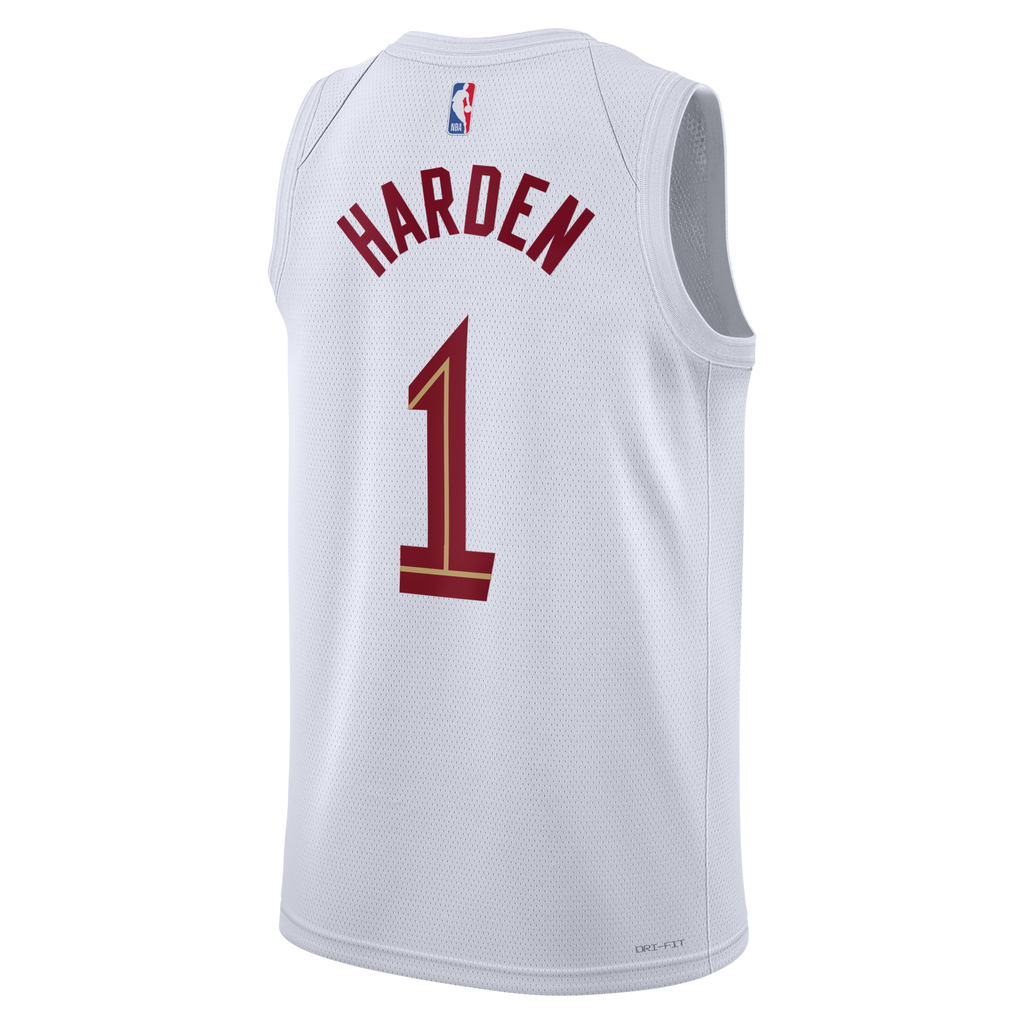 Cleveland Cavaliers Nike Association Edition Swingman Jersey - White - James Harden
