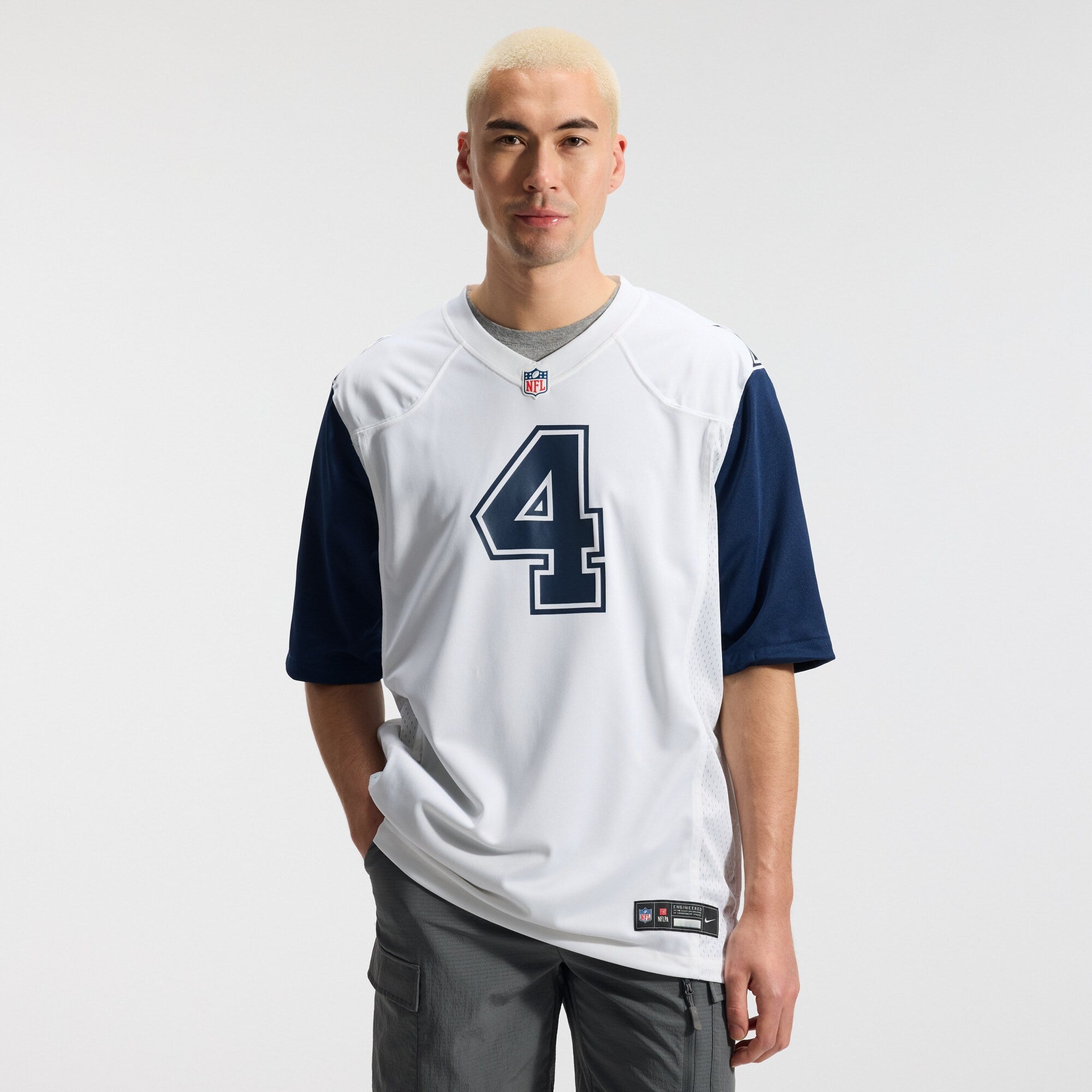 Dallas Cowboys Dak Prescott Nike White Alternate Game Team Jersey