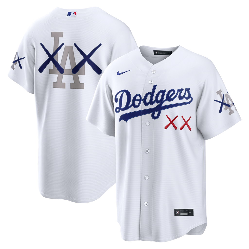 Los Angeles Dodgers Nike x KAWS White Stadium Jersey