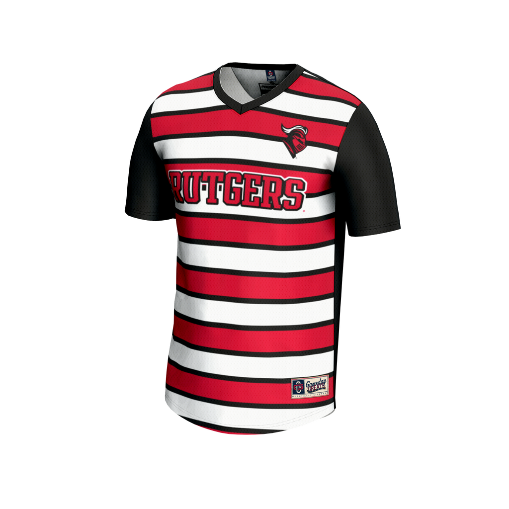 GameDay Greats #1 Black Rutgers Scarlet Knights Lightweight Soccer Fashion Jersey