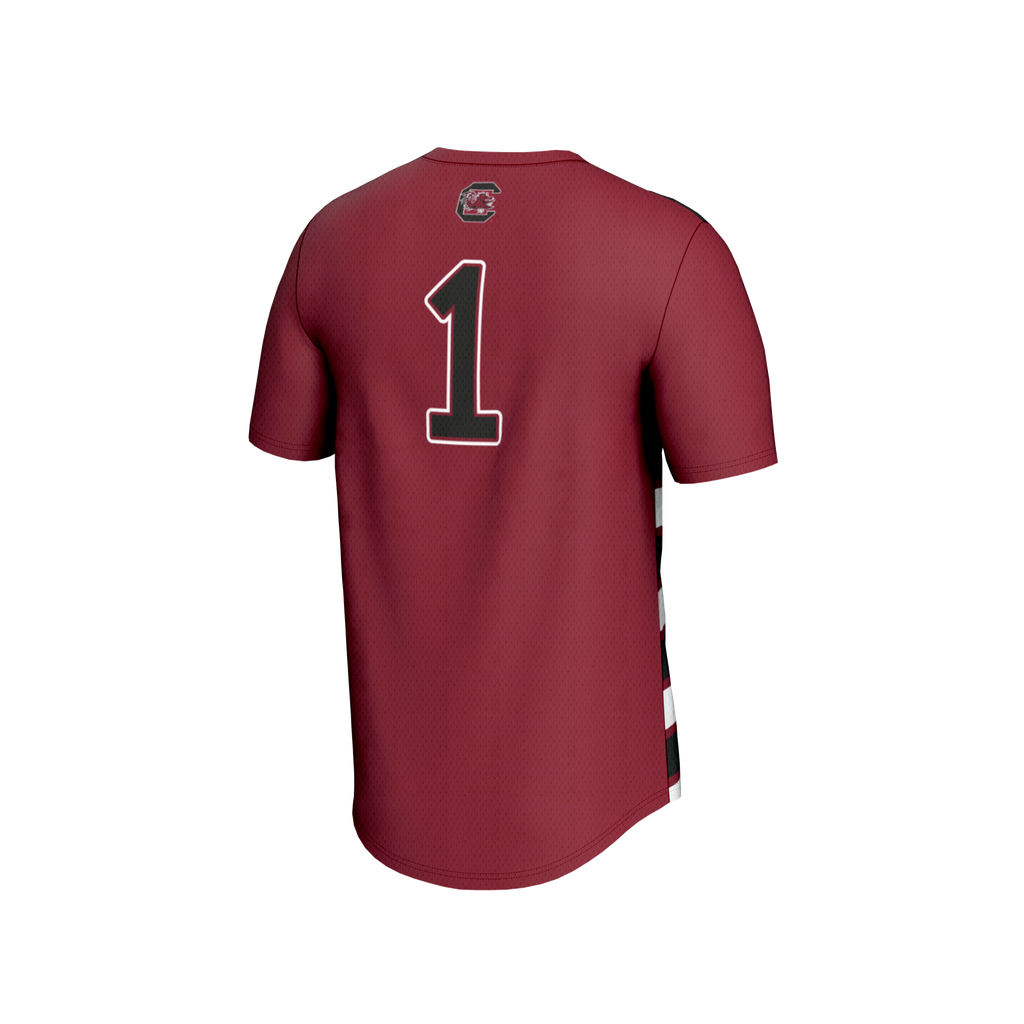 GameDay Greats #1 Garnet South Carolina Gamecocks Lightweight Soccer Fashion Jersey