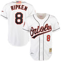 Baltimore Orioles Cal Ripken Mitchell & Ness White Home Authentic Jersey