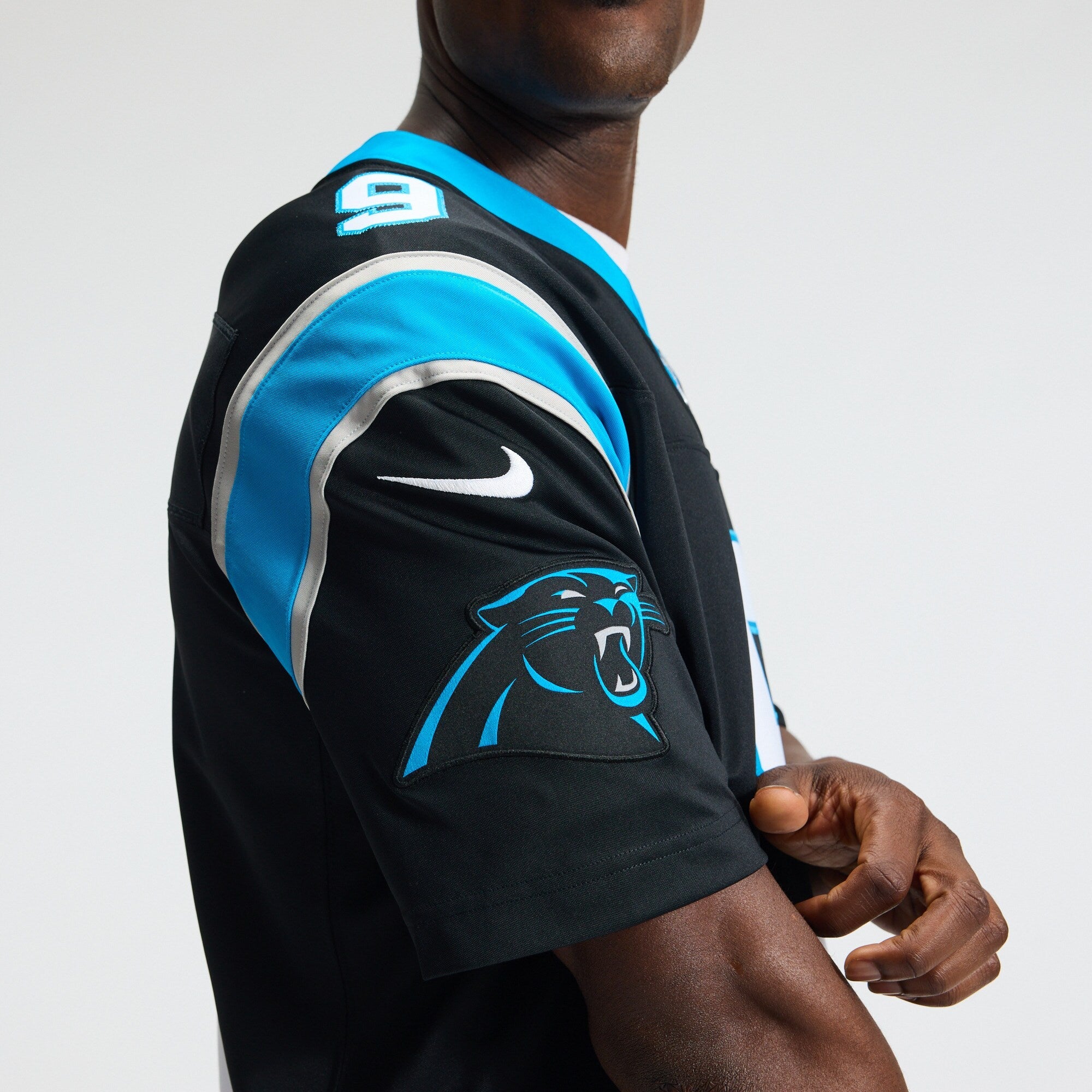 Carolina Panthers Bryce Young Nike Black Team Vapor F.U.S.E. Stitched Limited Jersey