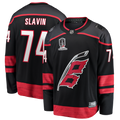 Carolina Hurricanes Jaccob Slavin Fanatics Black 2026 Stanley Cup Champions Home Breakaway Jersey