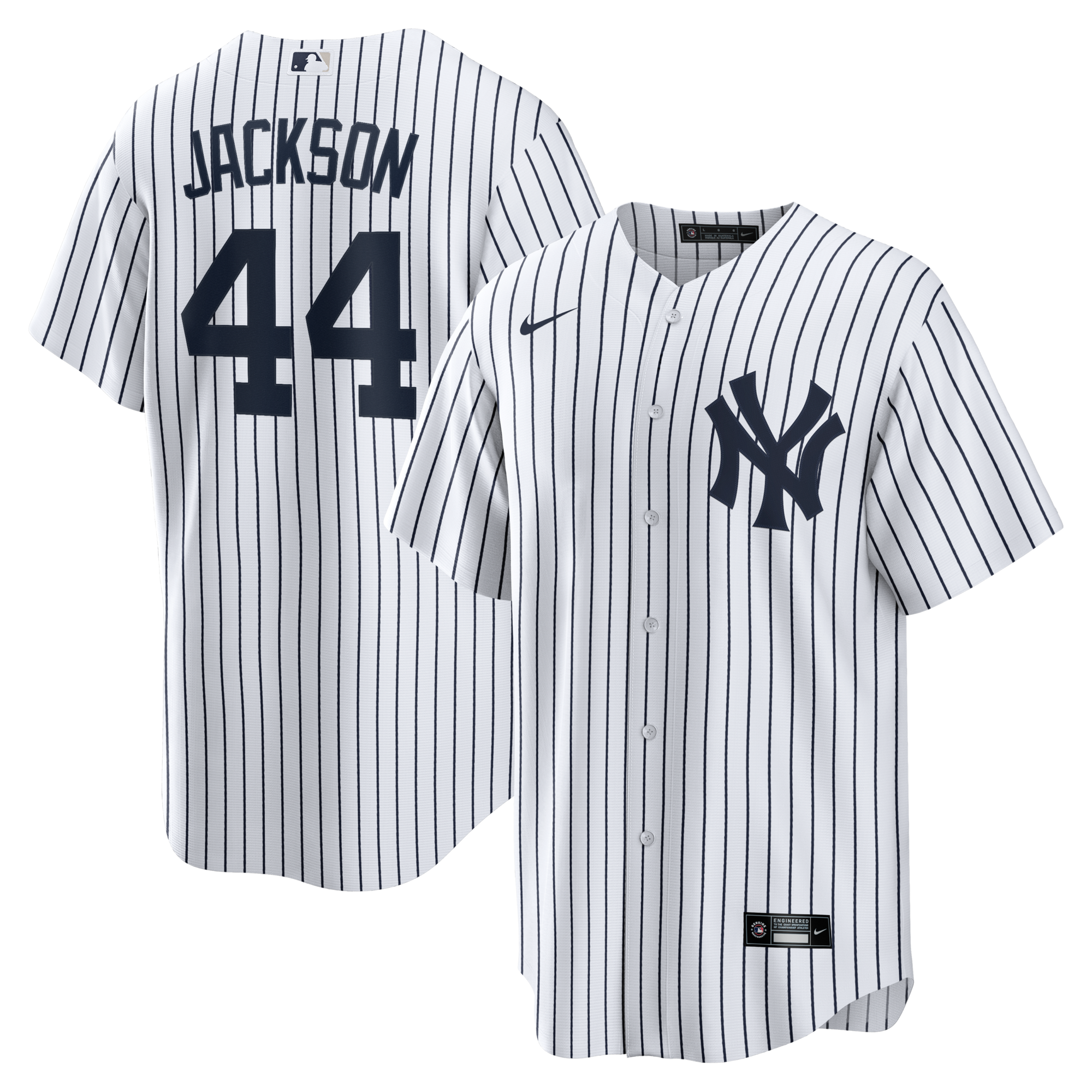 New York Yankees Reggie Jackson Nike White Home Retired Player Replica Jersey