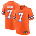 Denver Broncos John Elway Nike Orange Mile High Collection 1977 Throwback Retired Player Game Jersey