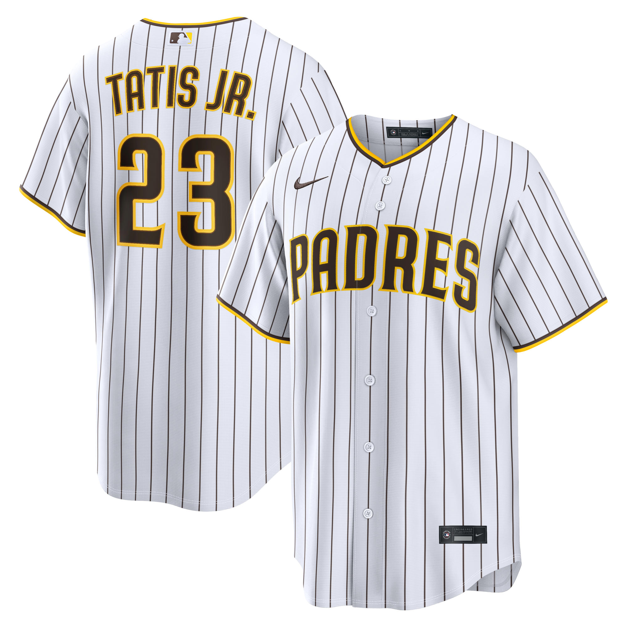 San Diego Padres Fernando Tatis Jr. Nike White Home Replica Player Jersey