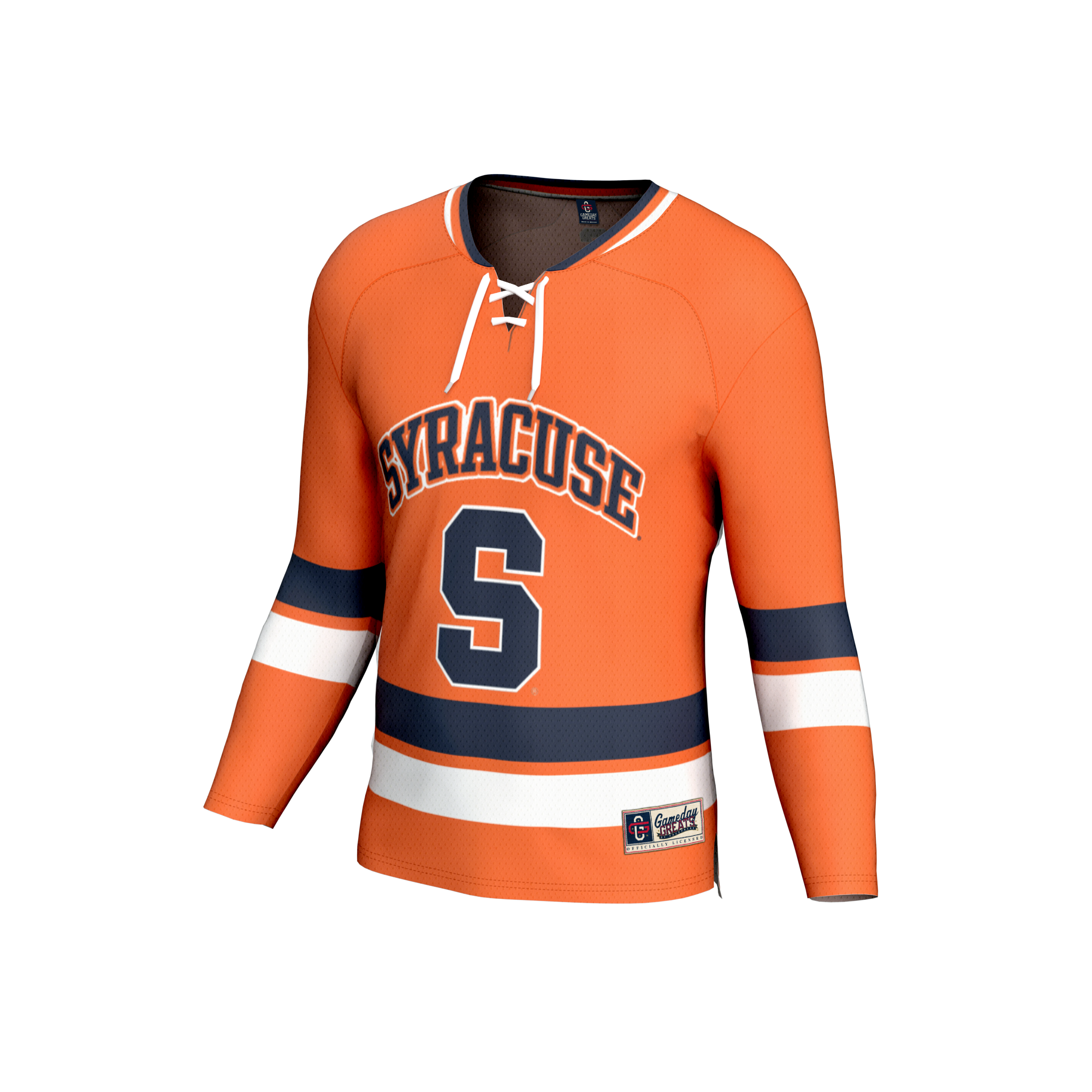 GameDay Greats Orange Syracuse Orange Lightweight Hockey Fashion Jersey