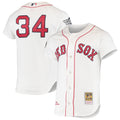 Boston Red Sox David Ortiz Mitchell & Ness White 2004 Cooperstown Collection Home Authentic Jersey
