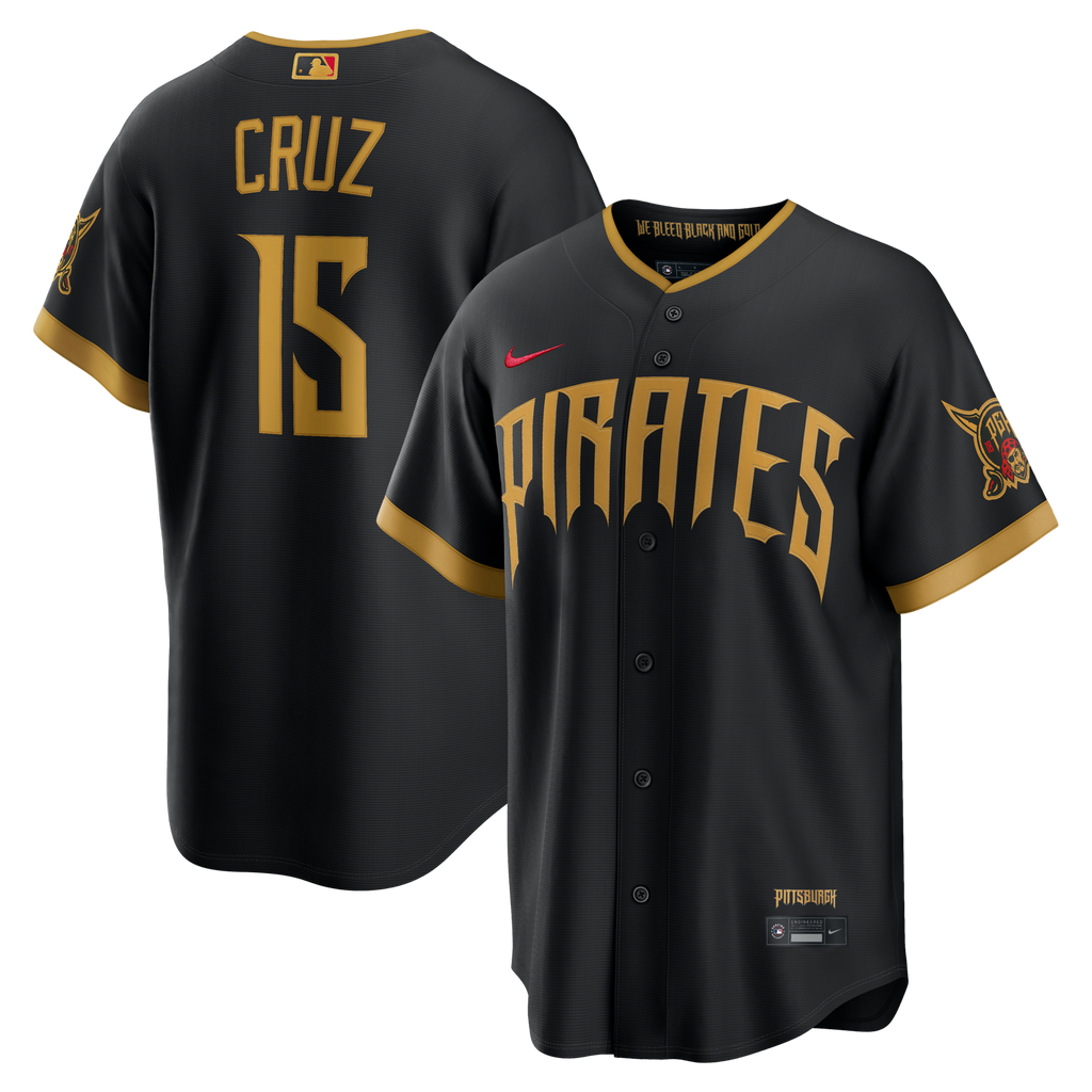 Pittsburgh Pirates Oneil Cruz Nike Black 2026 City Connect Stadium Jersey