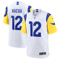 Los Angeles Rams Puka Nacua Nike White White Game Player Jersey