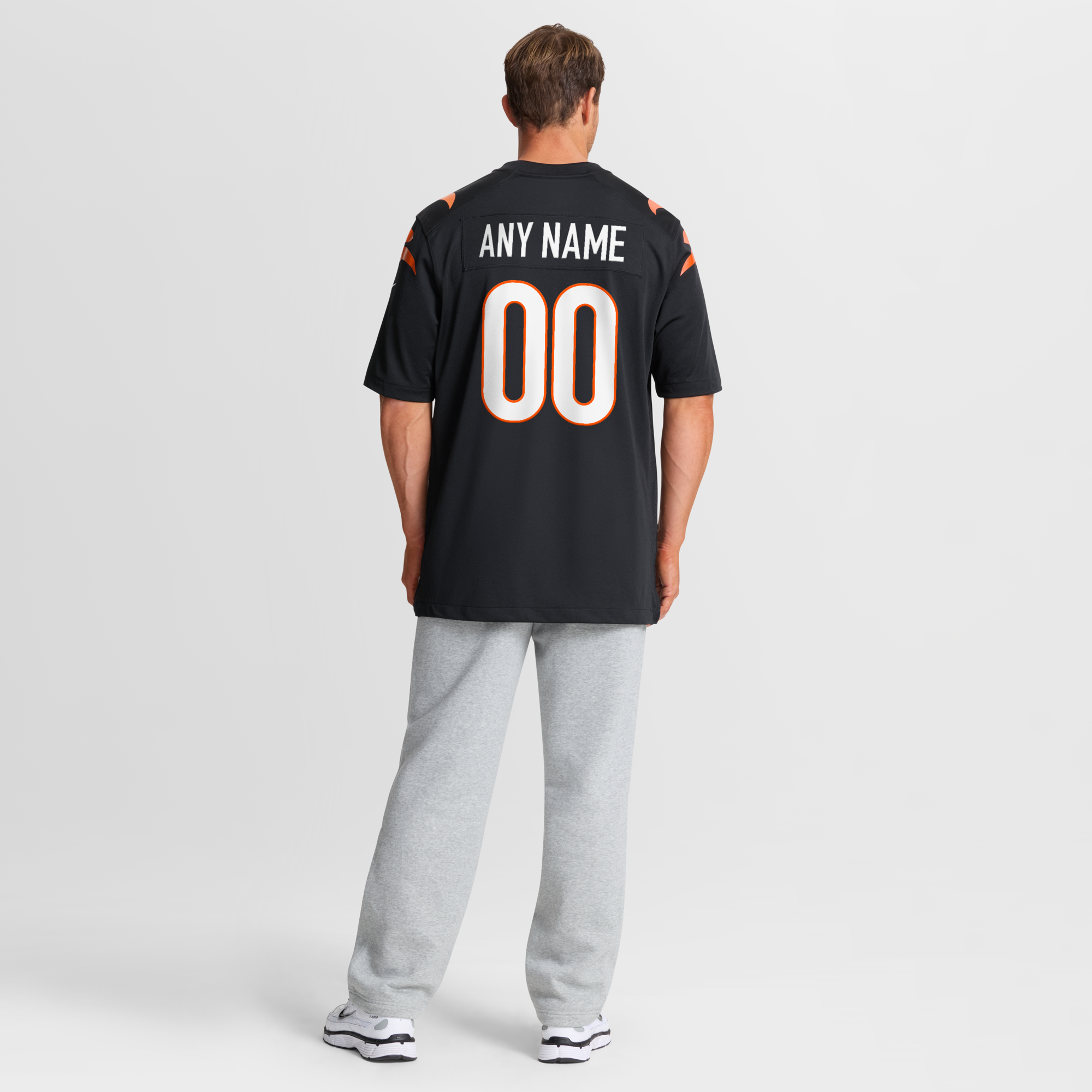 Cincinnati Bengals Nike Black Game Custom Jersey