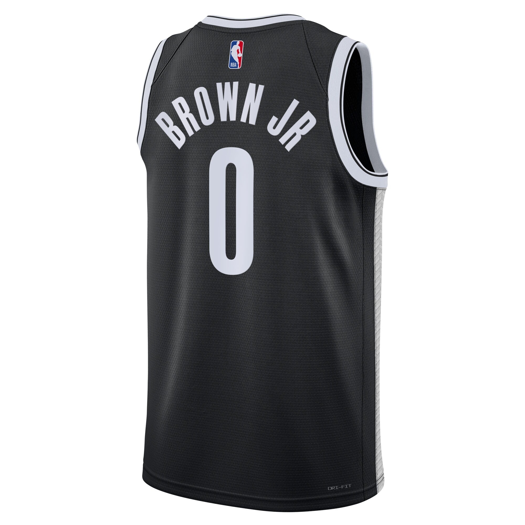 Brooklyn Nets Nike Icon Swingman Jersey - Black - Mikel Brown Jr.