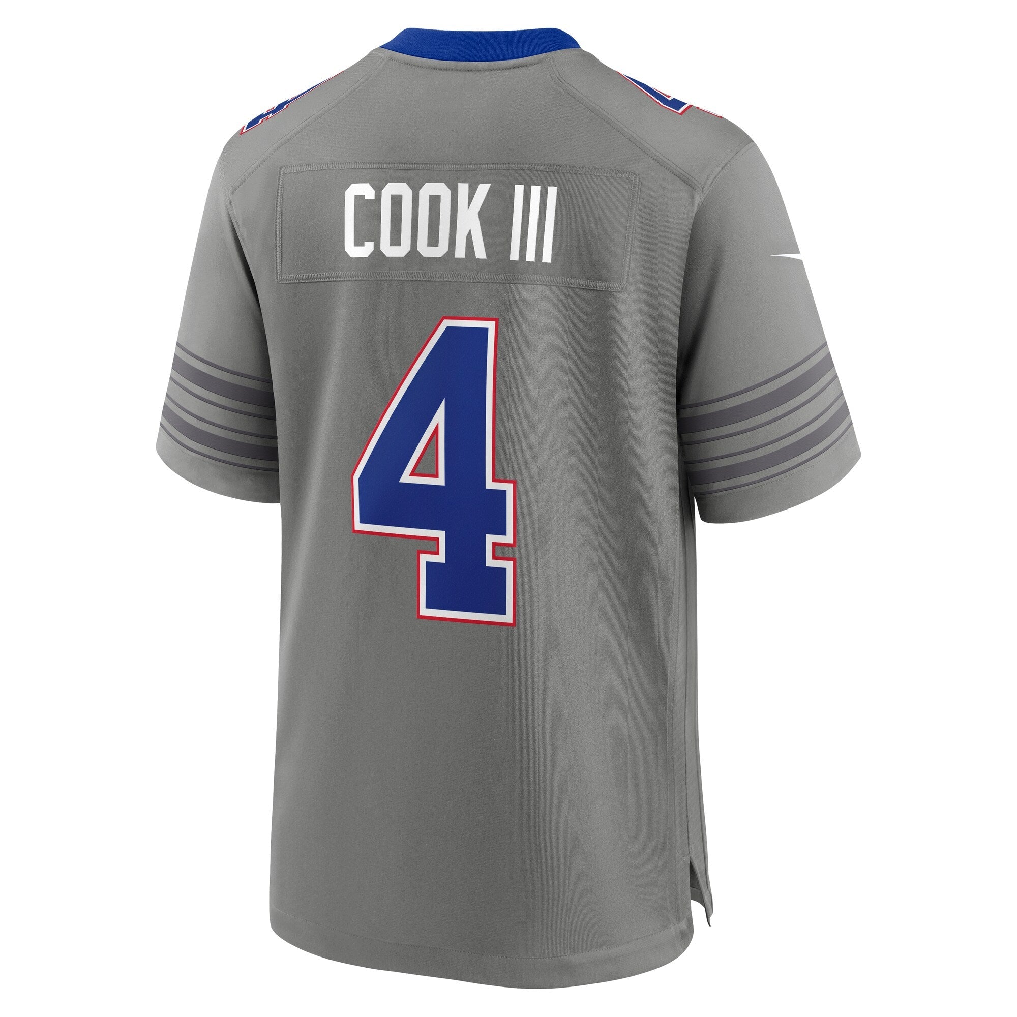 Buffalo Bills James Cook III Nike Gray Nickel City Game Jersey