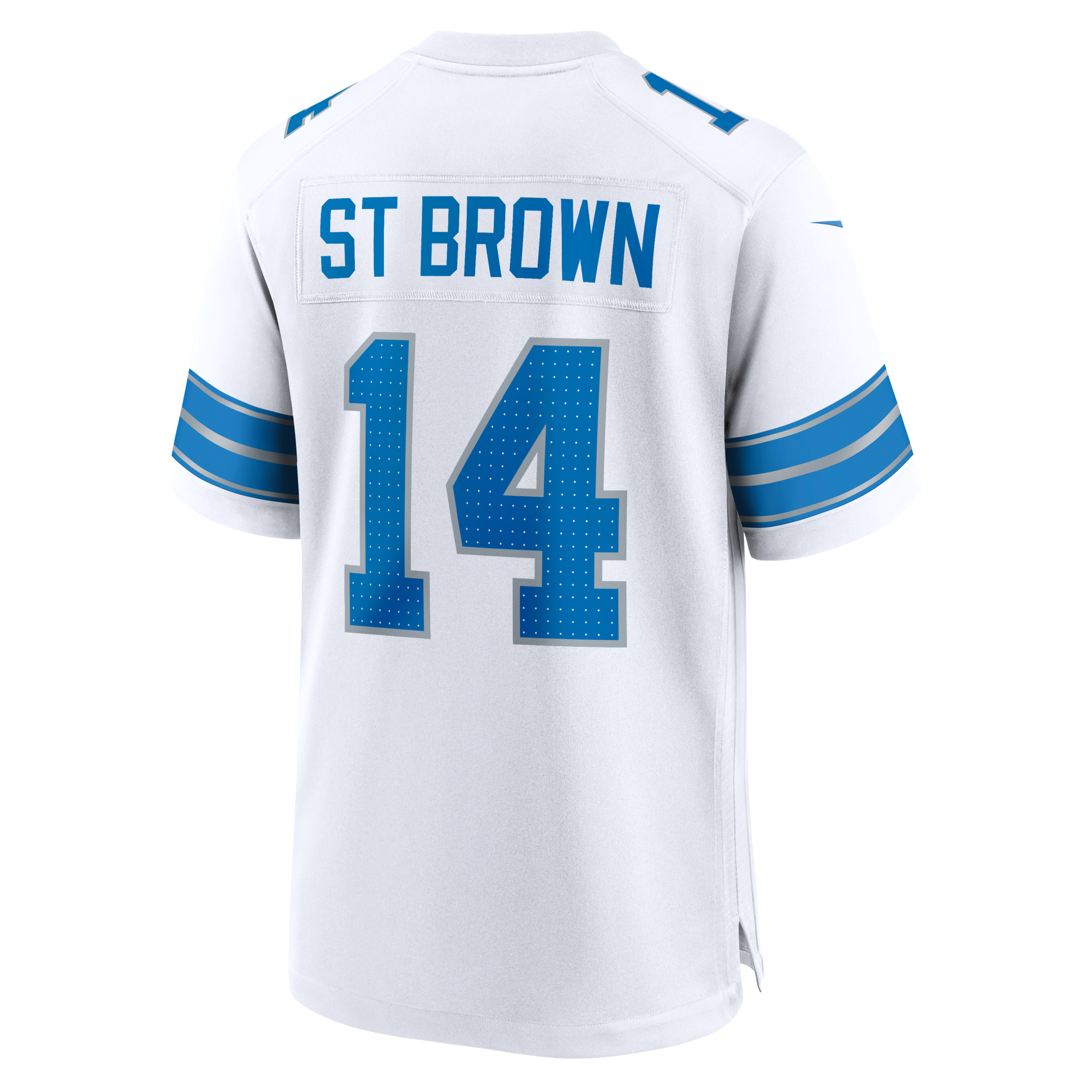 Detroit Lions Amon-Ra St. Brown Nike White Game Jersey