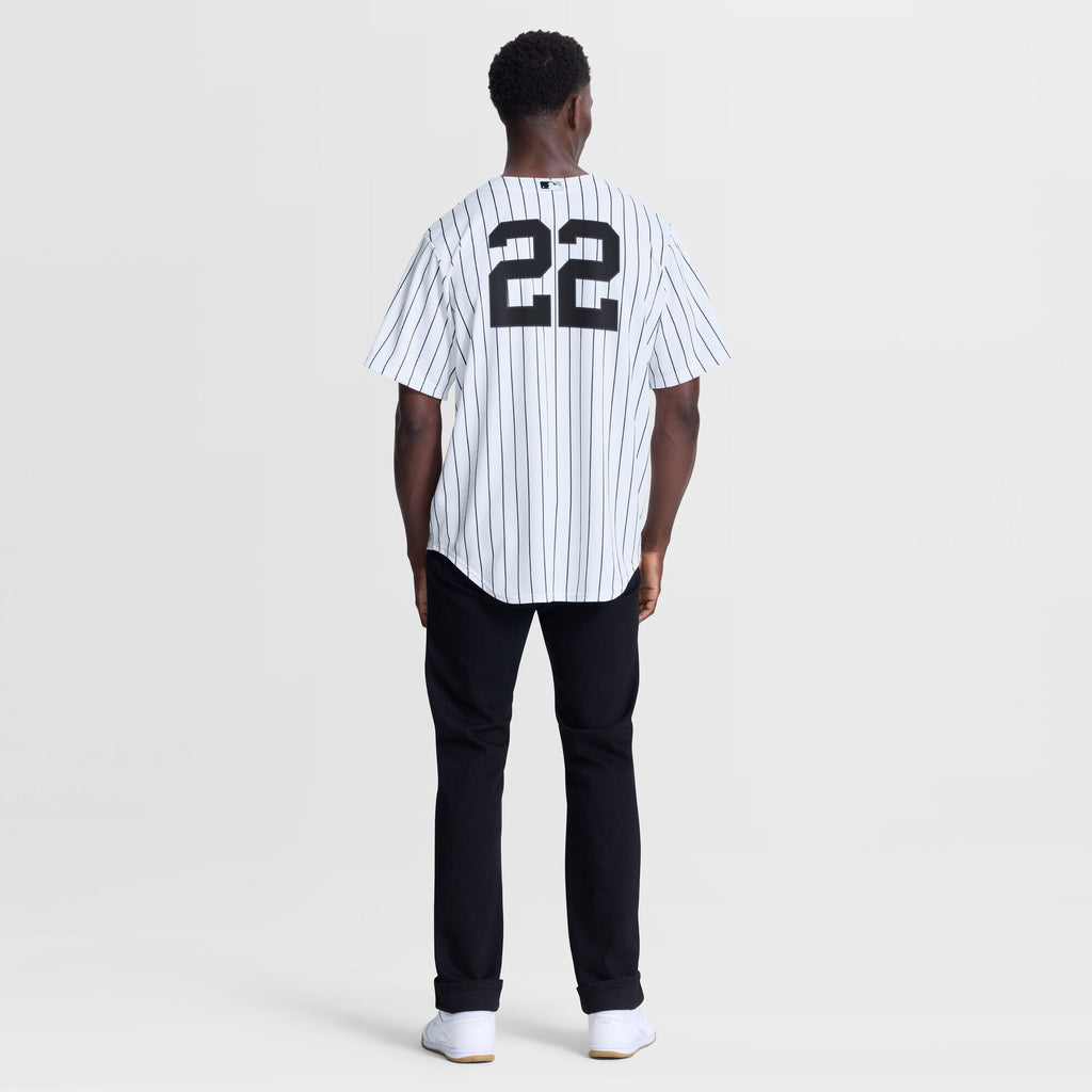 New York Yankees Ben Rice Nike White Home Replica Jersey
