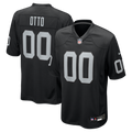 Las Vegas Raiders Jim Otto Nike Black Game Retired Player Jersey