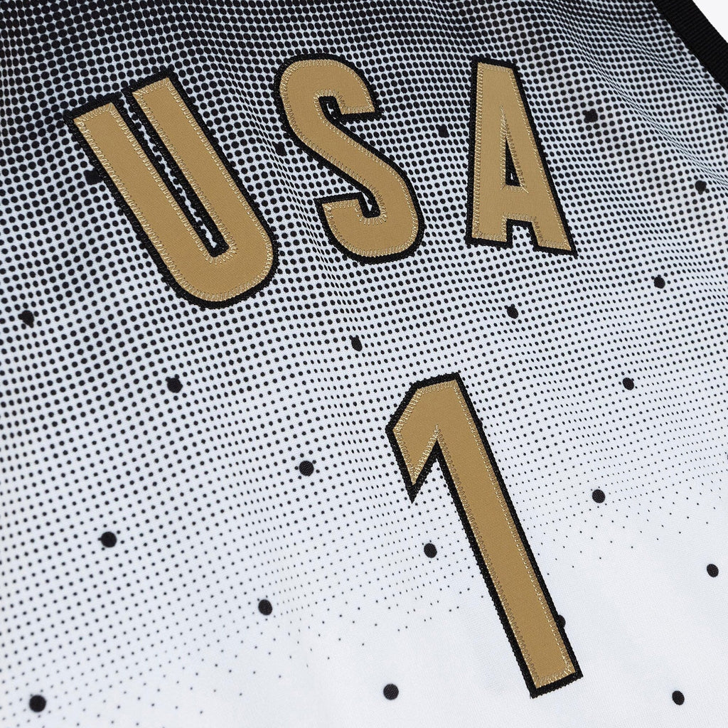 NBA Mitchell & Ness Devin Booker 2016 USA Authentic Jersey All-Star - White/Black