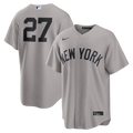 New York Yankees Giancarlo Stanton Nike Gray Road Replica Jersey