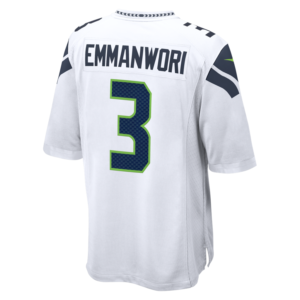 Seattle Seahawks Nick Emmanwori Nike White Game Jersey