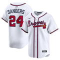 Atlanta Braves Deion Sanders Nike White Limited Player Jersey
