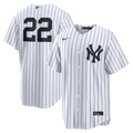 New York Yankees Ben Rice Nike White Home Replica Jersey