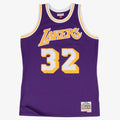 Los Angeles Lakers Mitchell & Ness Swingman Jersey Road Magic Johnson 1984-85