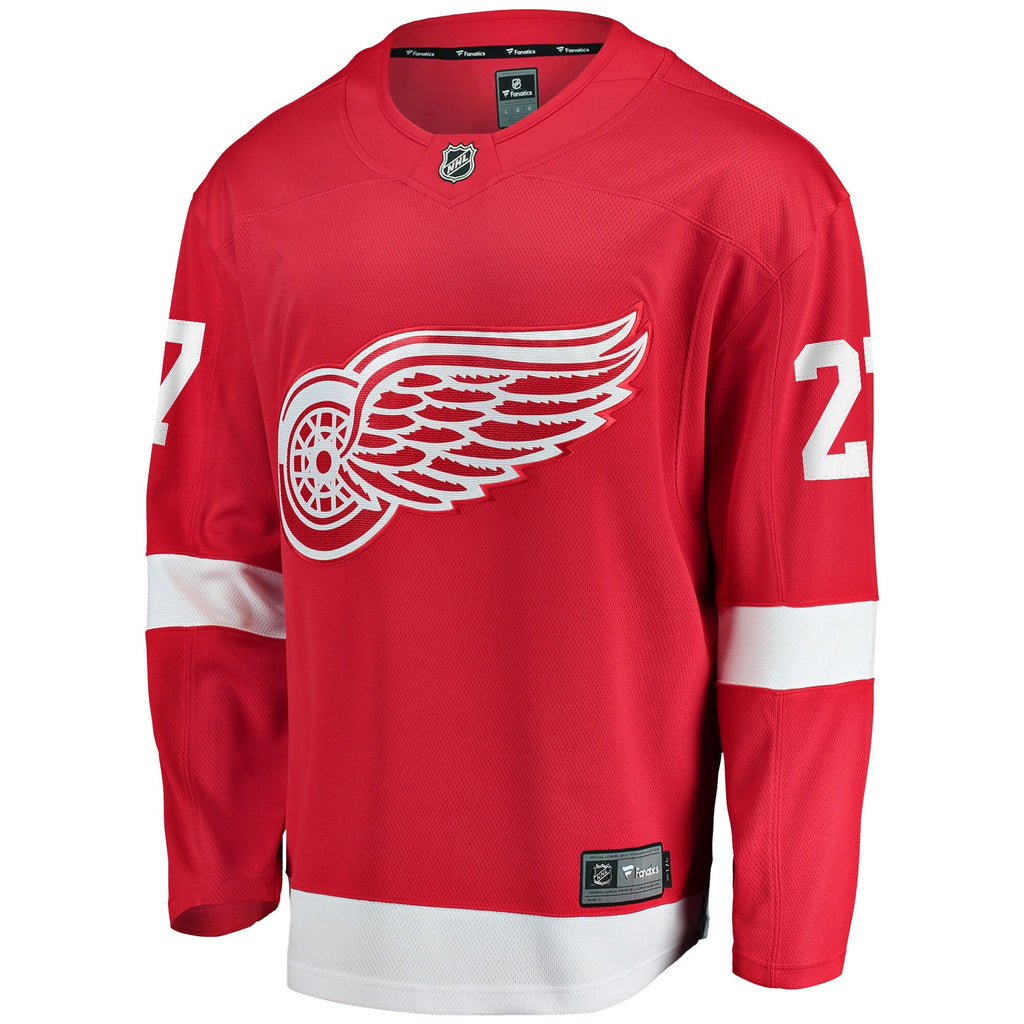 Detroit Red Wings Michael Rasmussen Fanatics Red Home Breakaway Player Jersey