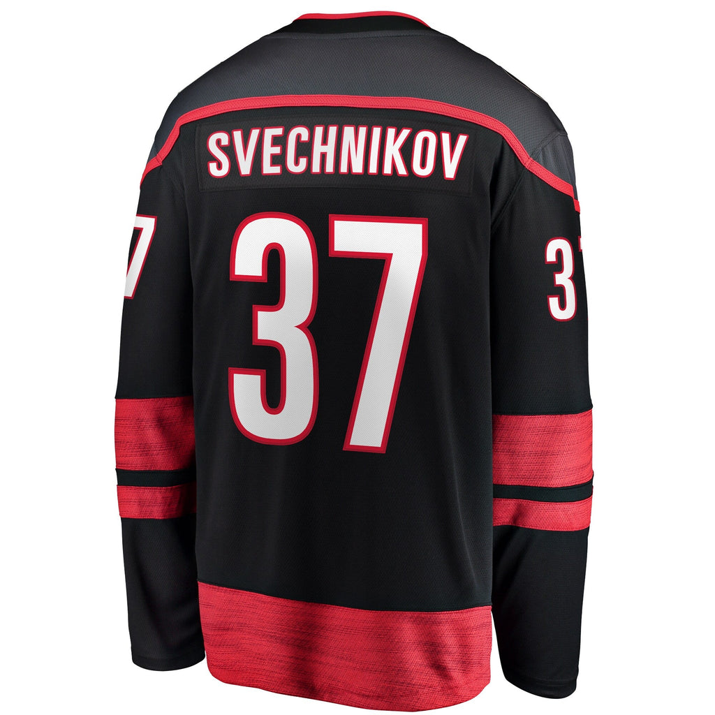 Carolina Hurricanes Andrei Svechnikov Fanatics Black Home Breakaway Jersey