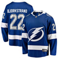 Tampa Bay Lightning Oliver Bjorkstrand Fanatics Blue Home Breakaway Jersey