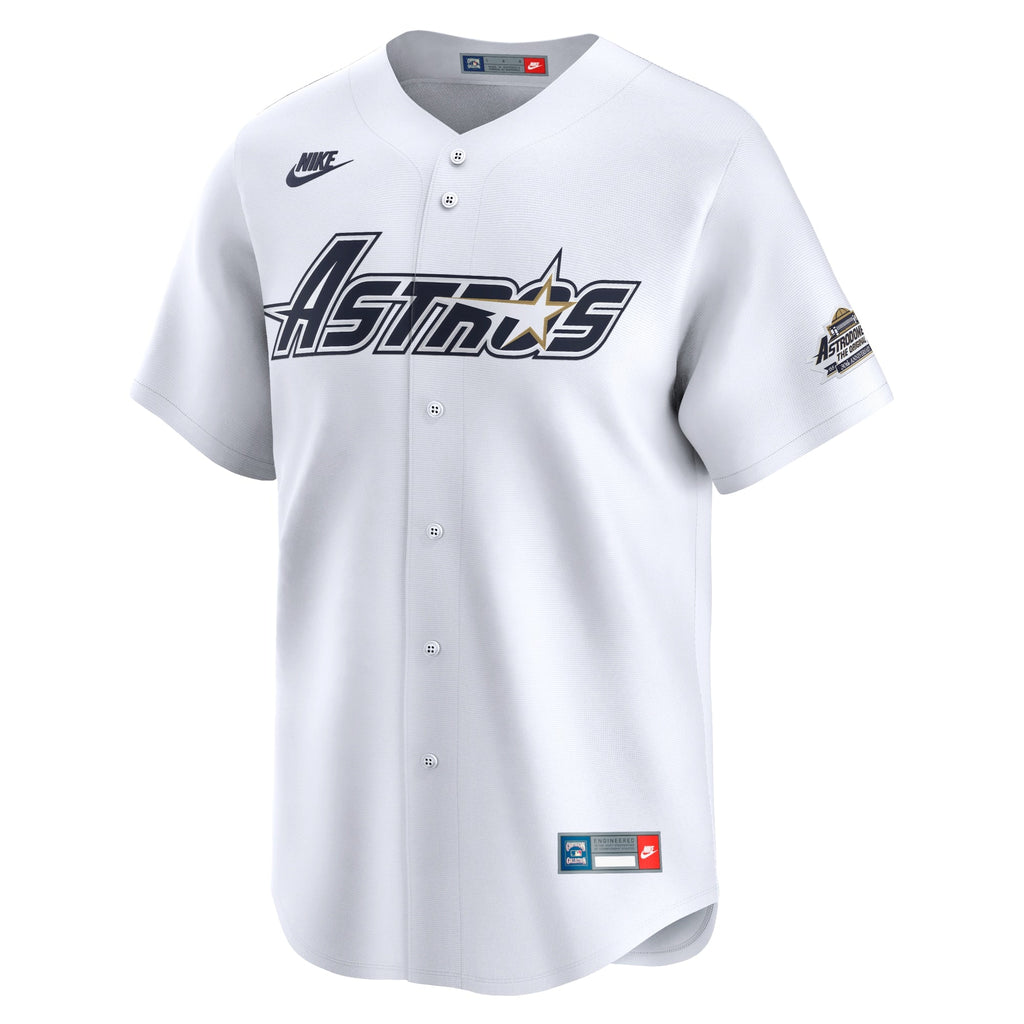 Houston Astros Craig Biggio Nike White Throwback Cooperstown Collection Limited Jersey