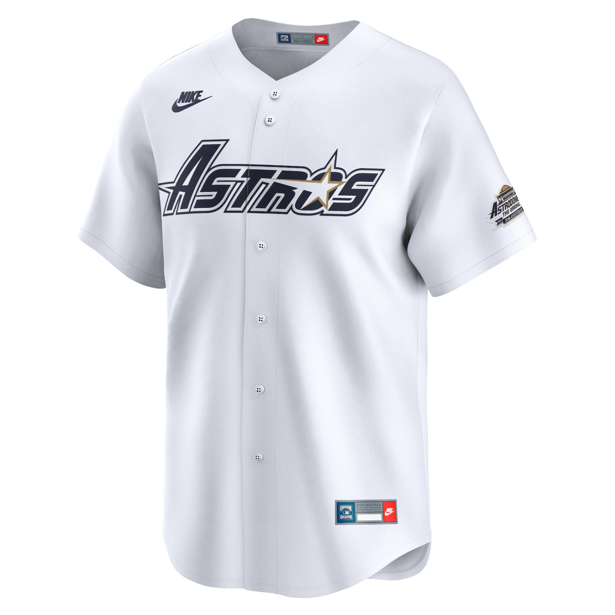 Houston Astros Craig Biggio Nike White Throwback Cooperstown Collection Limited Jersey